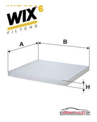 Achat de WIX FILTERS WP2026 Filtre, air de l'habitacle pas chères