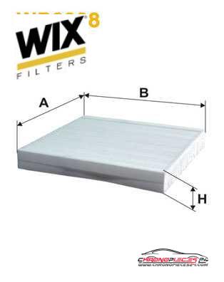 Achat de WIX FILTERS WP2038 Filtre, air de l'habitacle pas chères