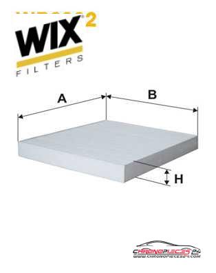 Achat de WIX FILTERS WP2062 Filtre, air de l'habitacle pas chères