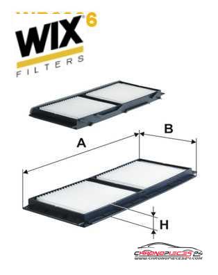 Achat de WIX FILTERS WP2066 Filtre, air de l'habitacle pas chères