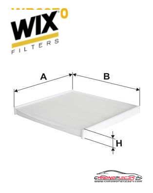 Achat de WIX FILTERS WP2070 Filtre, air de l'habitacle pas chères