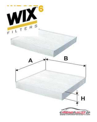 Achat de WIX FILTERS WP2076 Filtre, air de l'habitacle pas chères