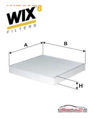 Achat de WIX FILTERS WP2078 Filtre, air de l'habitacle pas chères