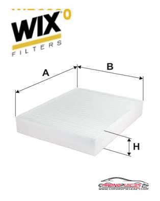 Achat de WIX FILTERS WP2080 Filtre, air de l'habitacle pas chères