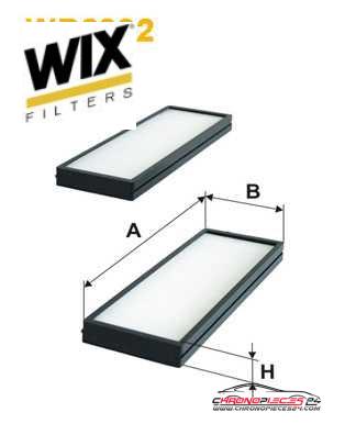 Achat de WIX FILTERS WP2082 Filtre, air de l'habitacle pas chères