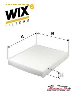 Achat de WIX FILTERS WP2086 Filtre, air de l'habitacle pas chères