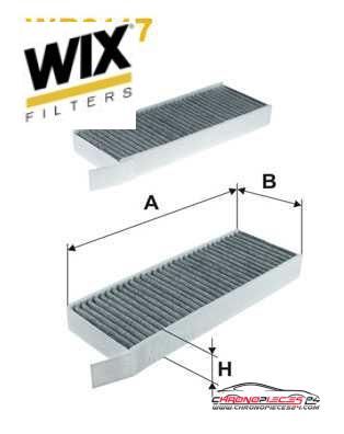 Achat de WIX FILTERS WP2117 Filtre, air de l'habitacle pas chères