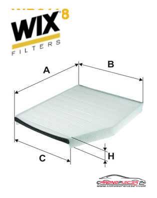 Achat de WIX FILTERS WP2118 Filtre, air de l'habitacle pas chères