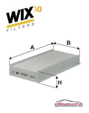 Achat de WIX FILTERS WP2130 Filtre, air de l'habitacle pas chères