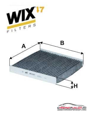 Achat de WIX FILTERS WP2147 Filtre, air de l'habitacle pas chères