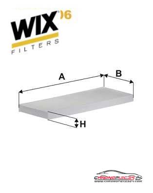 Achat de WIX FILTERS WP6806 Filtre, air de l'habitacle pas chères