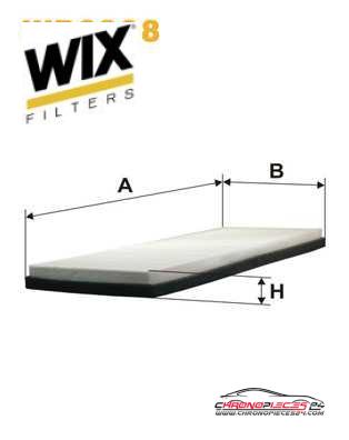 Achat de WIX FILTERS WP6808 Filtre, air de l'habitacle pas chères