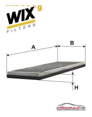 Achat de WIX FILTERS WP6809 Filtre, air de l'habitacle pas chères