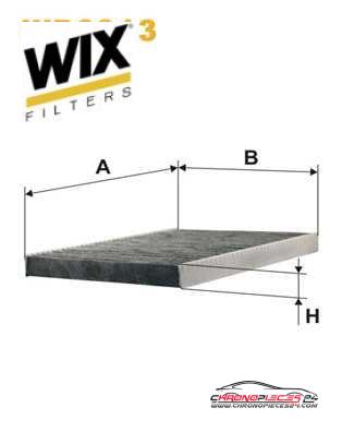 Achat de WIX FILTERS WP6813 Filtre, air de l'habitacle pas chères