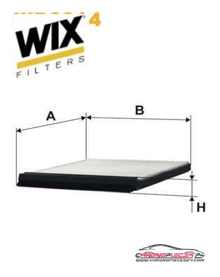 Achat de WIX FILTERS WP6814 Filtre, air de l'habitacle pas chères