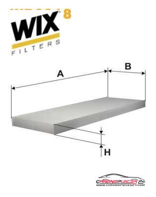 Achat de WIX FILTERS WP6818 Filtre, air de l'habitacle pas chères