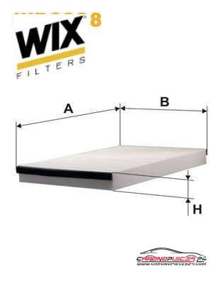 Achat de WIX FILTERS WP6828 Filtre, air de l'habitacle pas chères