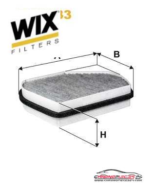 Achat de WIX FILTERS WP6833 Filtre, air de l'habitacle pas chères