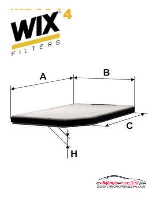 Achat de WIX FILTERS WP6844 Filtre, air de l'habitacle pas chères