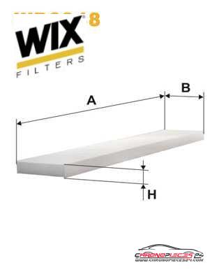 Achat de WIX FILTERS WP6848 Filtre, air de l'habitacle pas chères