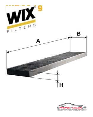 Achat de WIX FILTERS WP6849 Filtre, air de l'habitacle pas chères