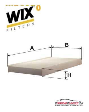 Achat de WIX FILTERS WP6870 Filtre, air de l'habitacle pas chères