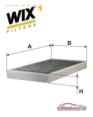 Achat de WIX FILTERS WP6871 Filtre, air de l'habitacle pas chères