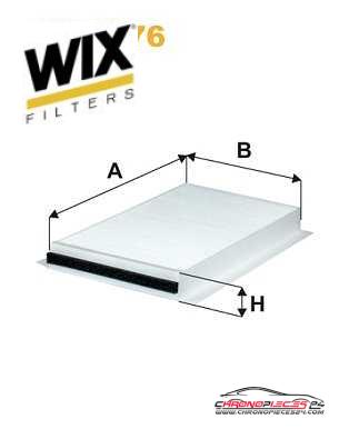 Achat de WIX FILTERS WP6976 Filtre, air de l'habitacle pas chères