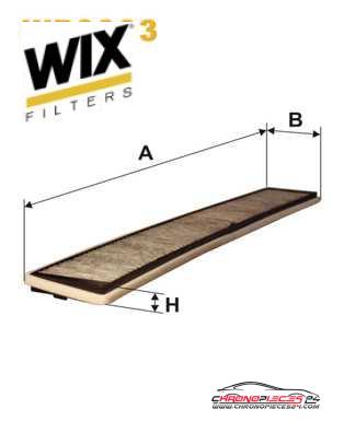 Achat de WIX FILTERS WP9003 Filtre, air de l'habitacle pas chères