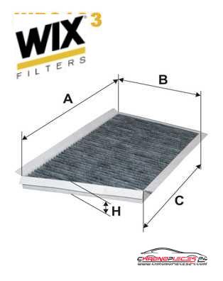 Achat de WIX FILTERS WP9103 Filtre, air de l'habitacle pas chères