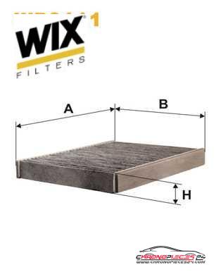 Achat de WIX FILTERS WP9111 Filtre, air de l'habitacle pas chères