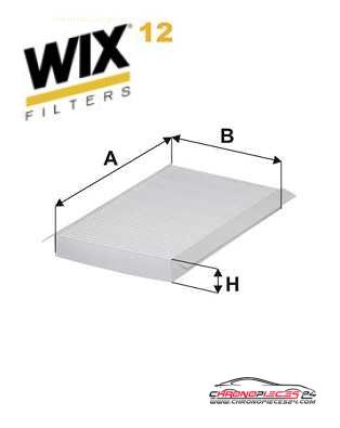 Achat de WIX FILTERS WP9112 Filtre, air de l'habitacle pas chères