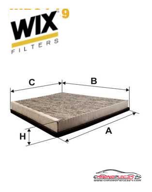 Achat de WIX FILTERS WP9149 Filtre, air de l'habitacle pas chères