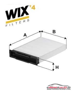 Achat de WIX FILTERS WP9174 Filtre, air de l'habitacle pas chères