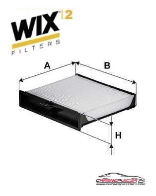 Achat de WIX FILTERS WP9212 Filtre, air de l'habitacle pas chères