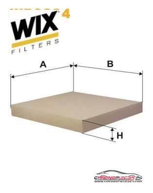 Achat de WIX FILTERS WP9224 Filtre, air de l'habitacle pas chères