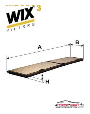 Achat de WIX FILTERS WP9233 Filtre, air de l'habitacle pas chères