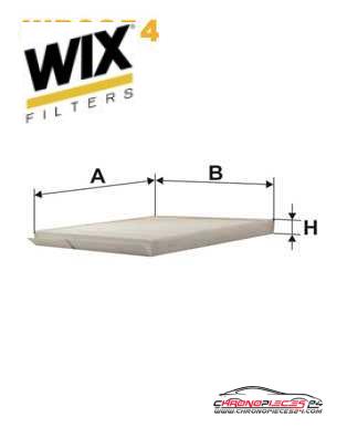 Achat de WIX FILTERS WP9254 Filtre, air de l'habitacle pas chères