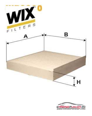 Achat de WIX FILTERS WP9260 Filtre, air de l'habitacle pas chères