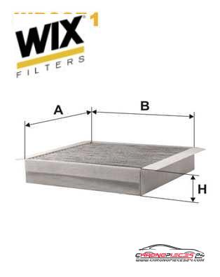 Achat de WIX FILTERS WP9271 Filtre, air de l'habitacle pas chères