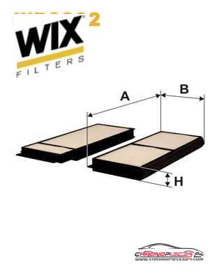 Achat de WIX FILTERS WP9282 Filtre, air de l'habitacle pas chères