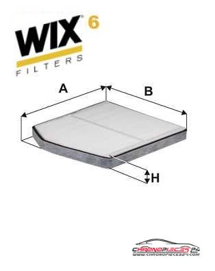 Achat de WIX FILTERS WP9316 Filtre, air de l'habitacle pas chères