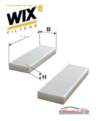 Achat de WIX FILTERS WP9318 Filtre, air de l'habitacle pas chères