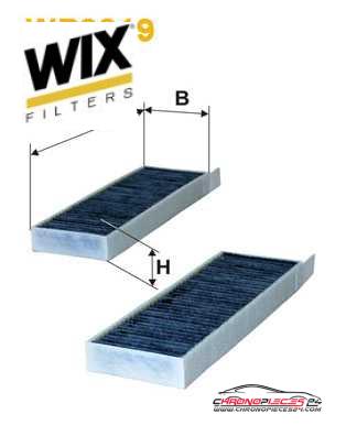 Achat de WIX FILTERS WP9319 Filtre, air de l'habitacle pas chères