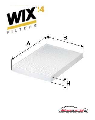 Achat de WIX FILTERS WP9324 Filtre, air de l'habitacle pas chères