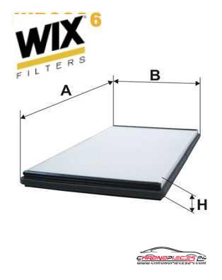 Achat de WIX FILTERS WP9326 Filtre, air de l'habitacle pas chères