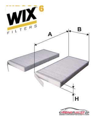 Achat de WIX FILTERS WP9336 Filtre, air de l'habitacle pas chères