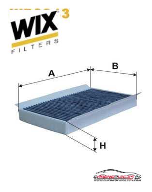 Achat de WIX FILTERS WP9343 Filtre, air de l'habitacle pas chères