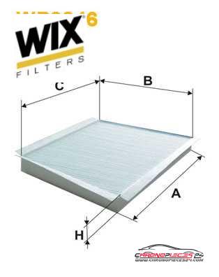 Achat de WIX FILTERS WP9346 Filtre, air de l'habitacle pas chères