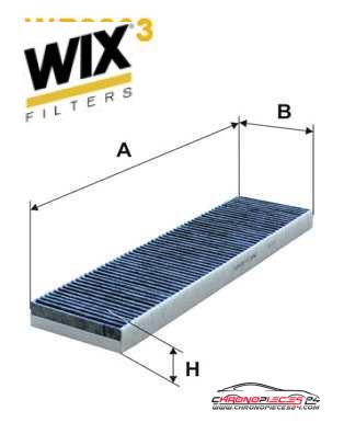 Achat de WIX FILTERS WP9363 Filtre, air de l'habitacle pas chères